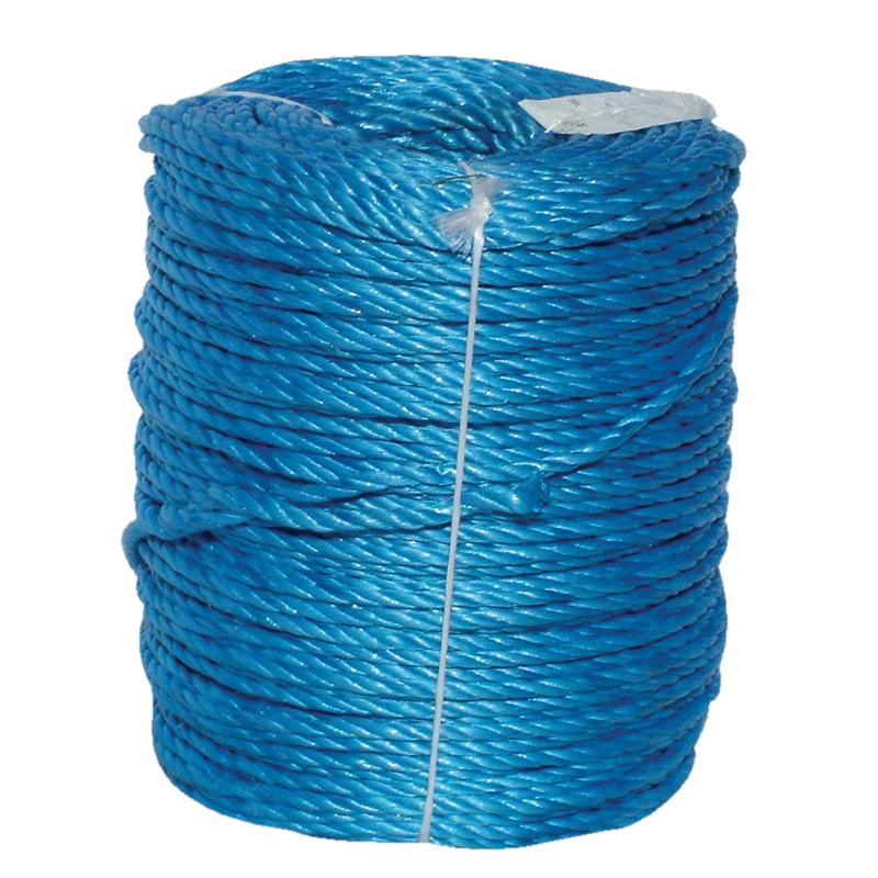 10mmx220m Blue Polypropylene Rope